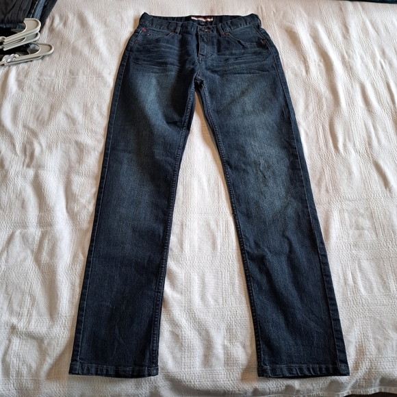 Tommy Hilfiger boys size 12 dark wash jeans - Picture 2 of 6